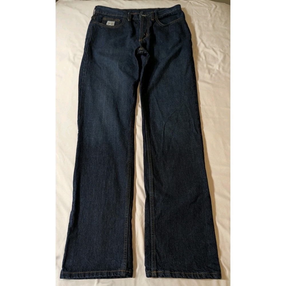 Cinch Silver Label Men's Jeans 34x36 Dark Wash Slim Fit Straight Leg EUC - Picture 2 of 10